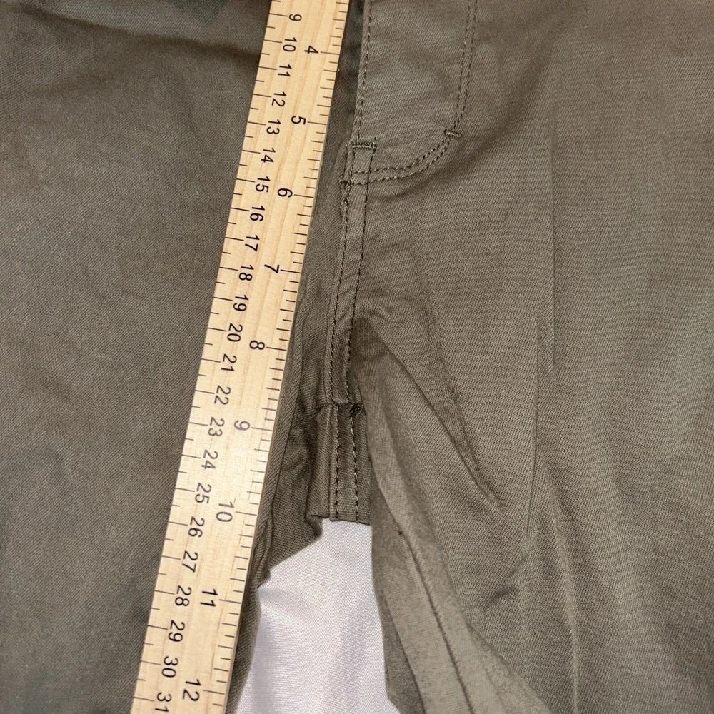 Ashley Mason Jeans‎ Jr Sz 9(29)Army Green Cargo Low Rise Pants 6-Pockets